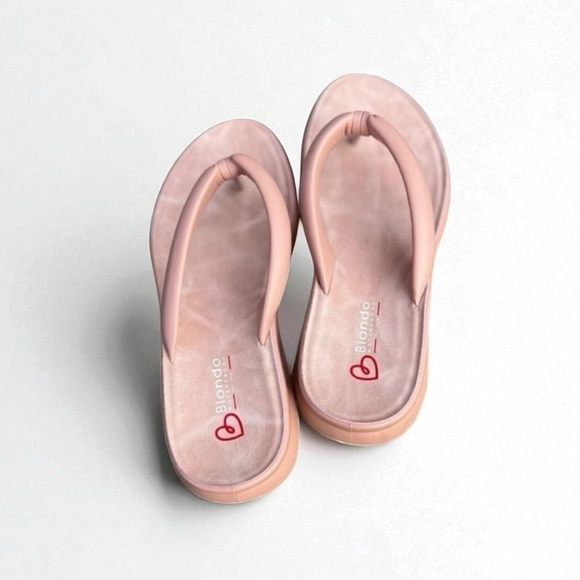 🌻NEW Blondo Blush Amber Waterproof Flip Flop Size 7.5 - Picture 5 of 11